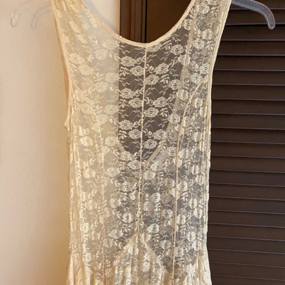 Free People French Courtship Lace Slip Maxi Midi Dress - Picture 3 of 7